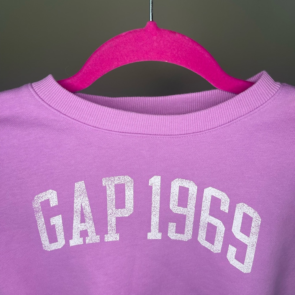 Gap Kids 1969 Lavender Crew Neck Sweater